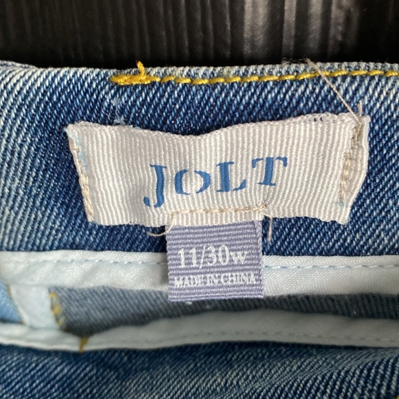 Jolt denim distressed mini skirt-Size 30 - Picture 2 of 5